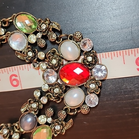 Multicolored statement necklace - Picture 5 of 5